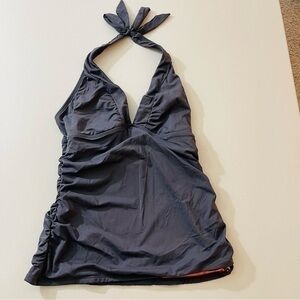 Athleta Swimwear Tankini Top Size ST Gray/Orang